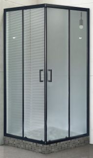 Душевой уголок Royal Bath HPD 90x90см чёрный RB90HPD-C-BL